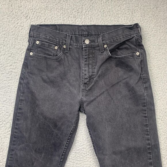 Levis 527 Jeans Mens 32 Black Bootcut Mid Rise Denim - Picture 2 of 15
